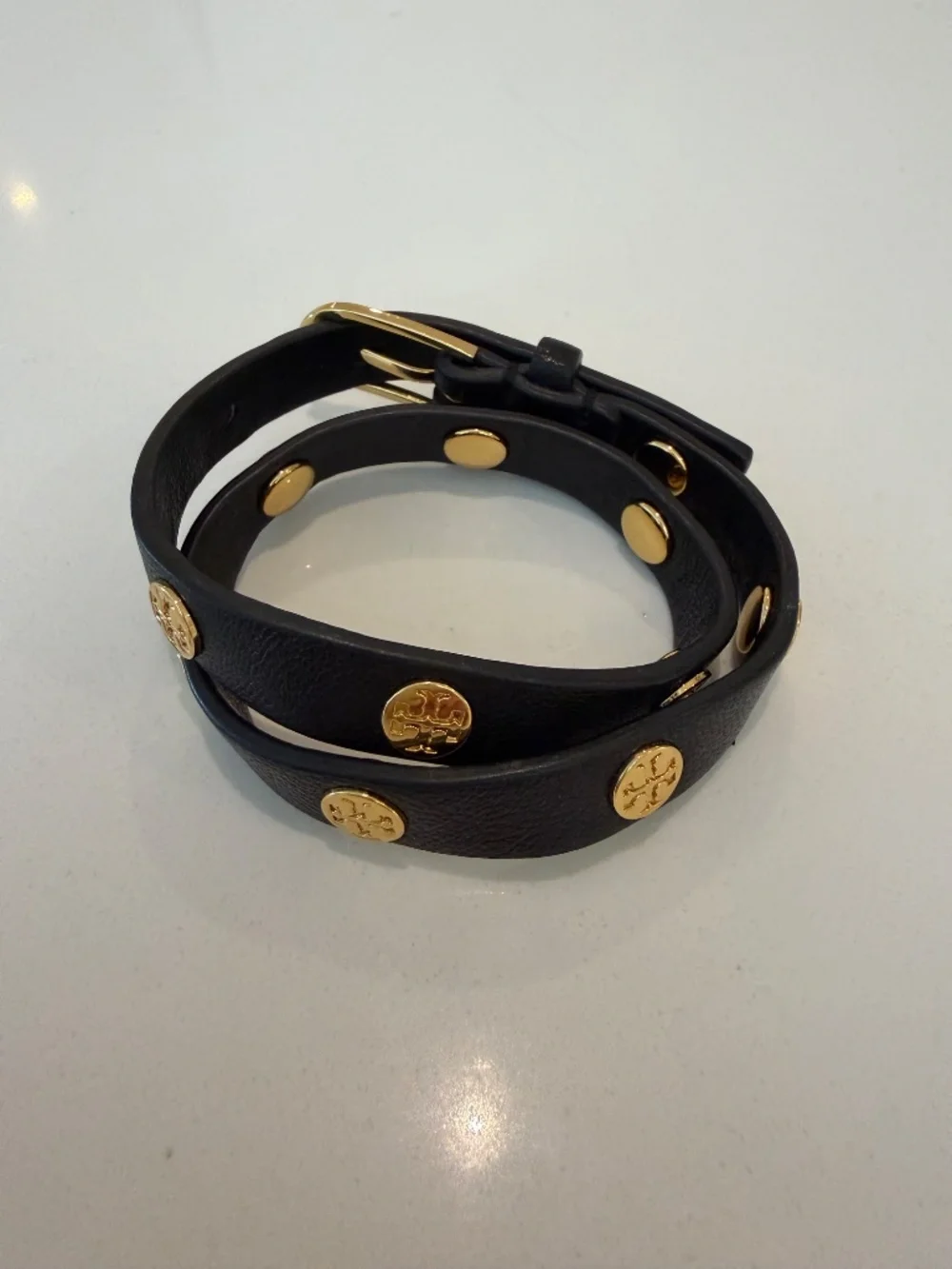 Tory Burch Leather Wrap Bracelet